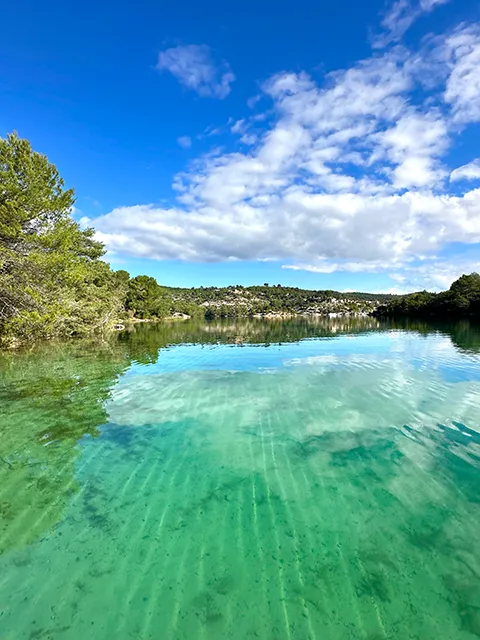 Vallon de la Galerie at Esparron lake