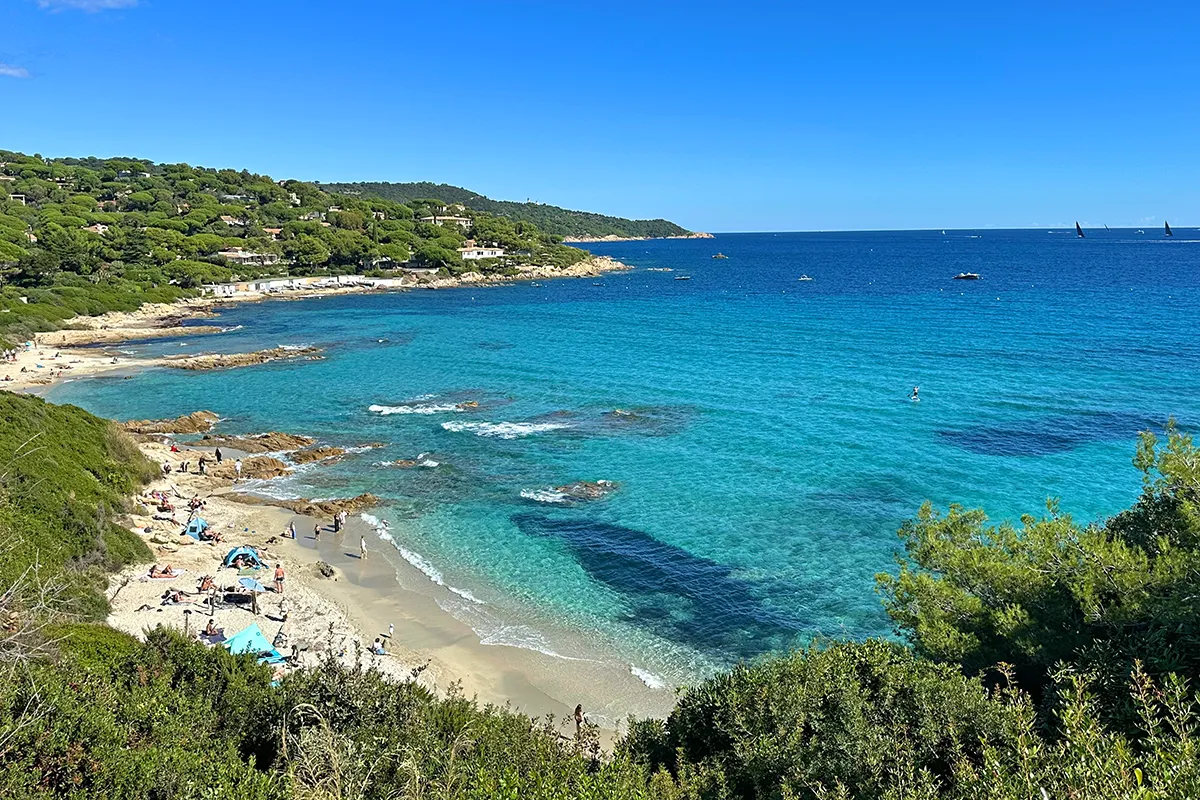 L'Escalet, the most beautiful beach in Saint-Tropez and Ramatuelle