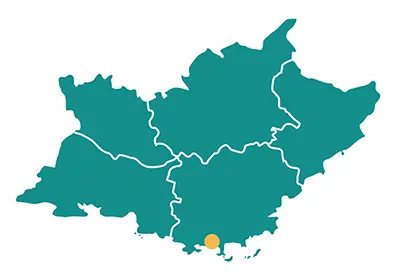 PACA map – Vallon des Auffes