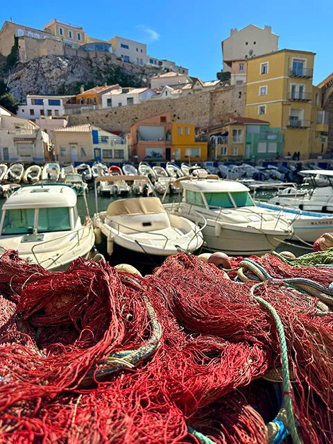 The Vallon des Auffes, a small fishing port