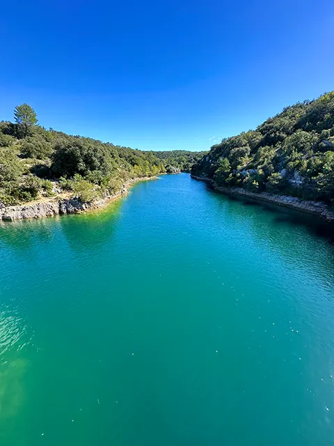 The beginning of the Baudinard gorges