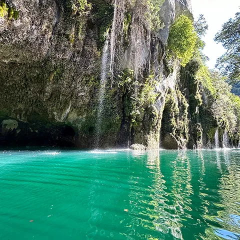 Waterfalls in the gorges de Baudinard