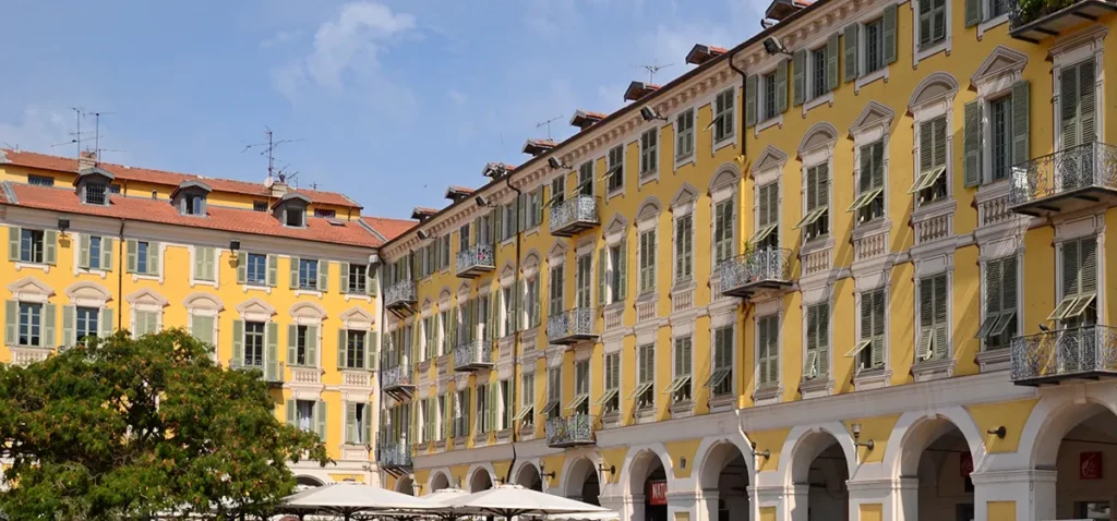 Place Garibaldi, a famous place in Nice