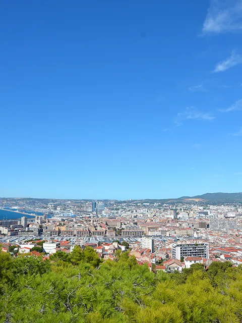 View of the Vieux-Port from Notre-Dame de la Garde