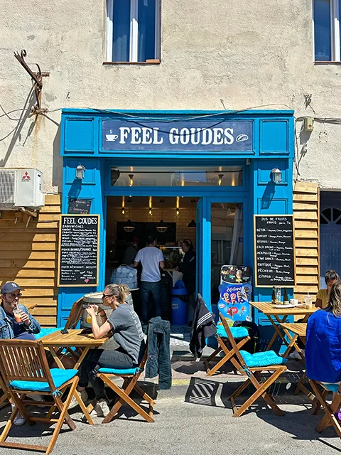 Neighborhood bistro in Les Goudes in Marseille