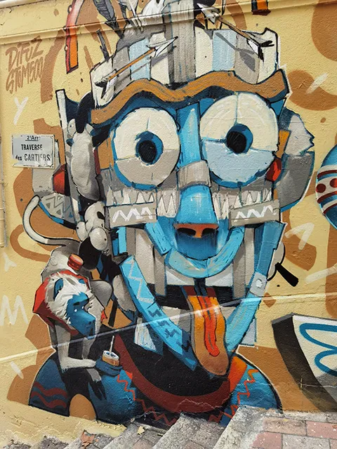 Visit Le Panier district in Marseille and its amazing street art