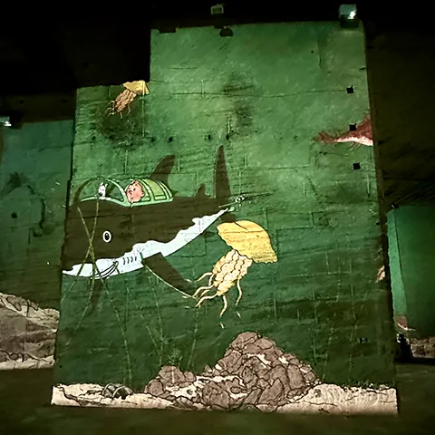 The Carrières de Lumières just near Baux de Provence