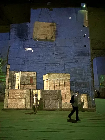 The Carrieres de Lumières in the Baux de Provence