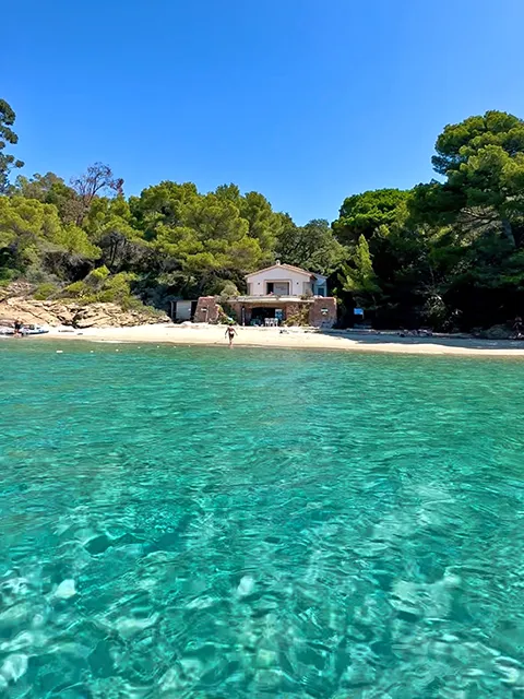 The Figuier creek below the Rayol estate