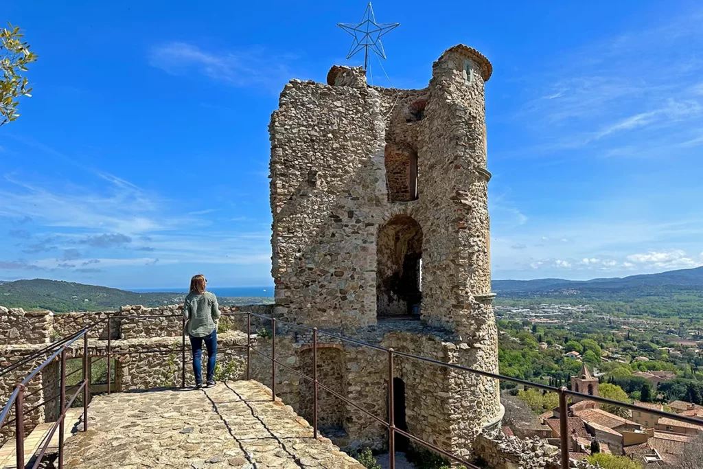 View from Grimaud Castle