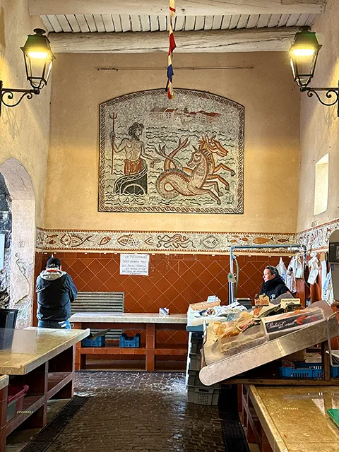 The fish market in Saint-Tropez