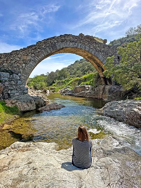 The "pont des Fées" at Grimaud