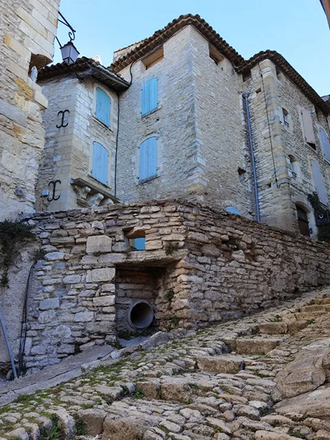 The streets of Gordes, famous village in the Luberon