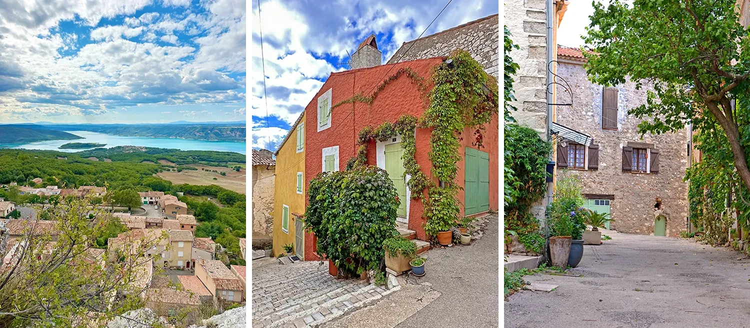Visit to the village of Aiguines in Verdon
