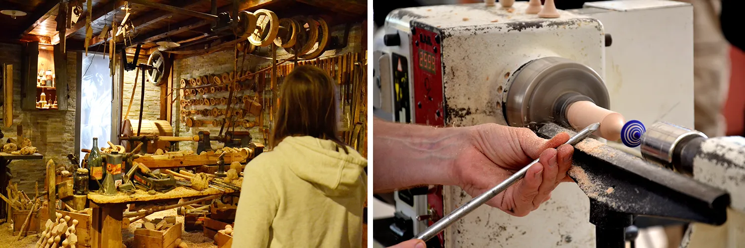 Woodturning museum in Aiguines