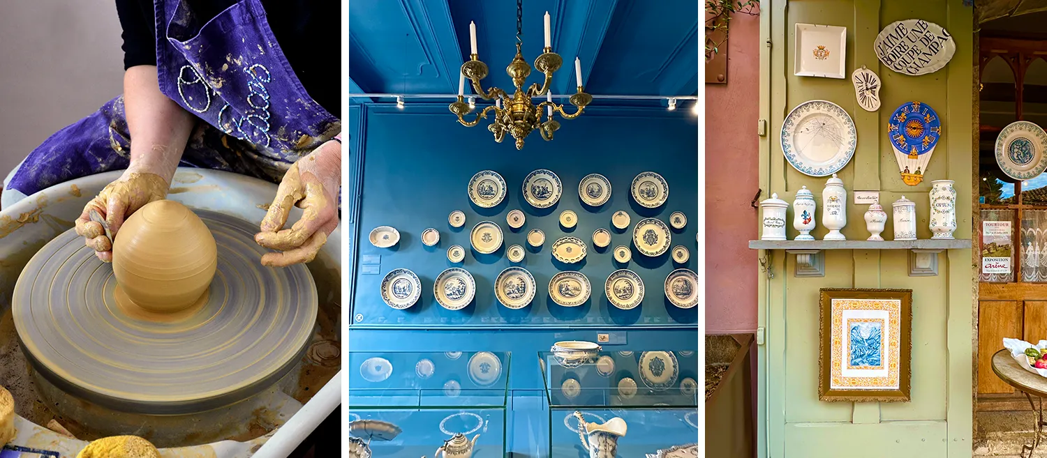 Traditional activity of Verdon : earthenware in Moustiers