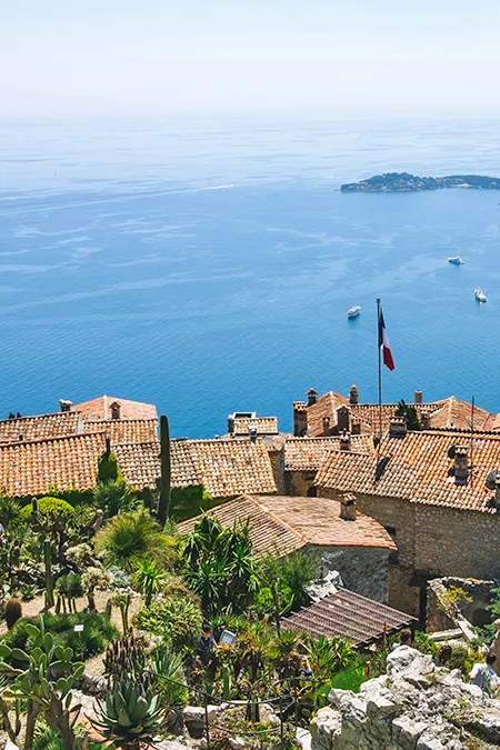 Visit Eze-sur-Mer, a village perched on the French Riviera