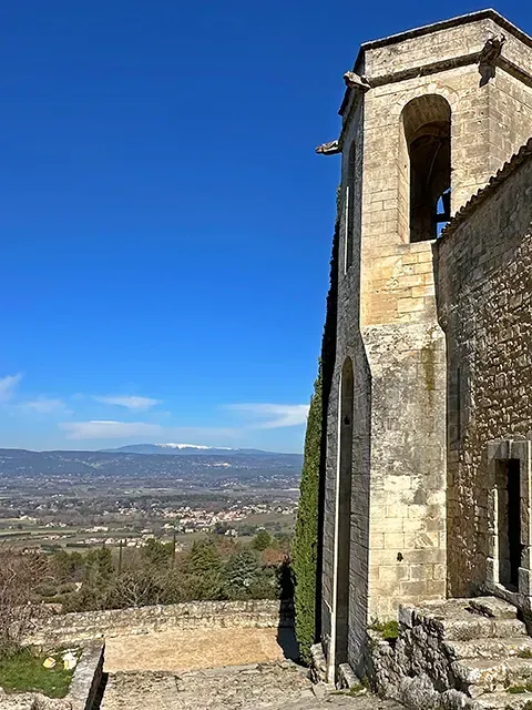 View from Notre-Dame Dalidon in Oppede-le-Vieux