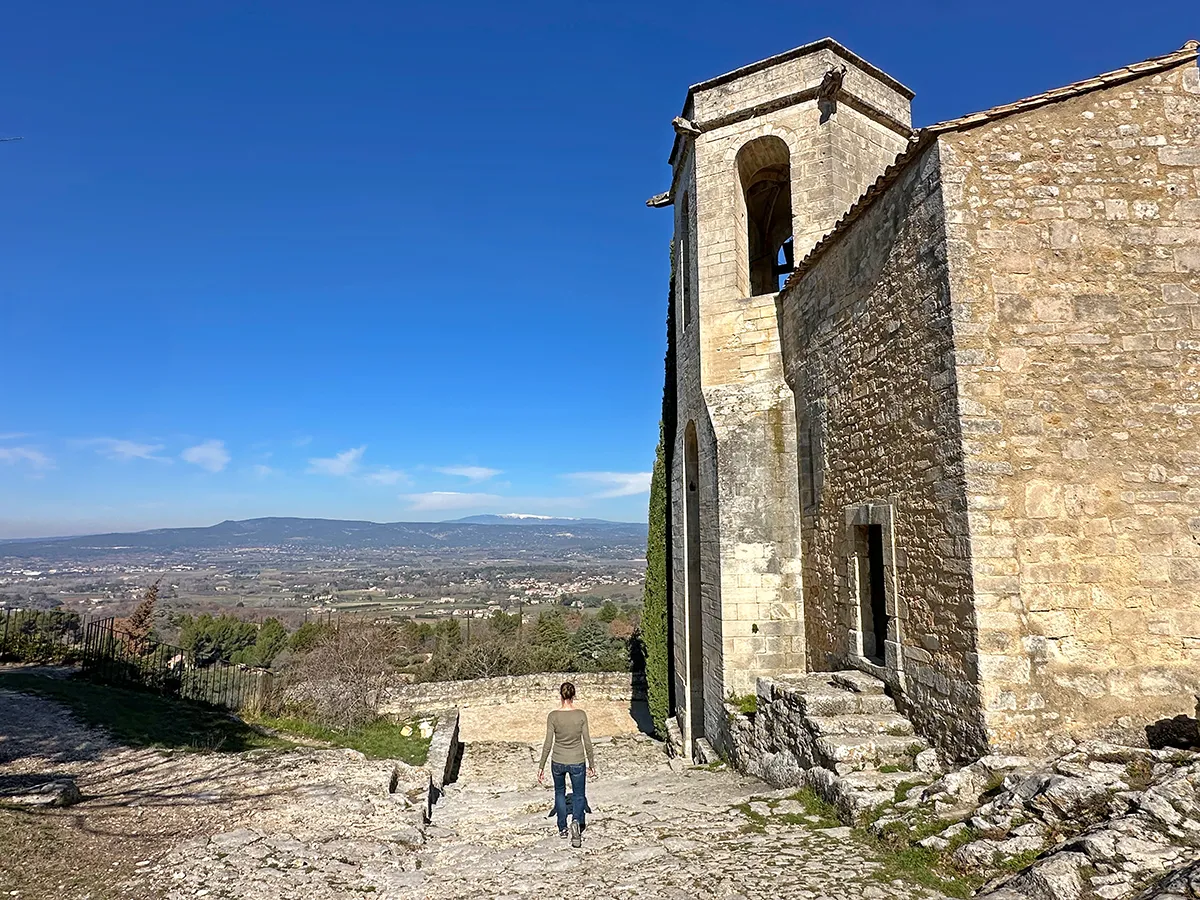 Things to do in Oppède-le-Vieux : the point of view at Notre-Dame Dalidon church