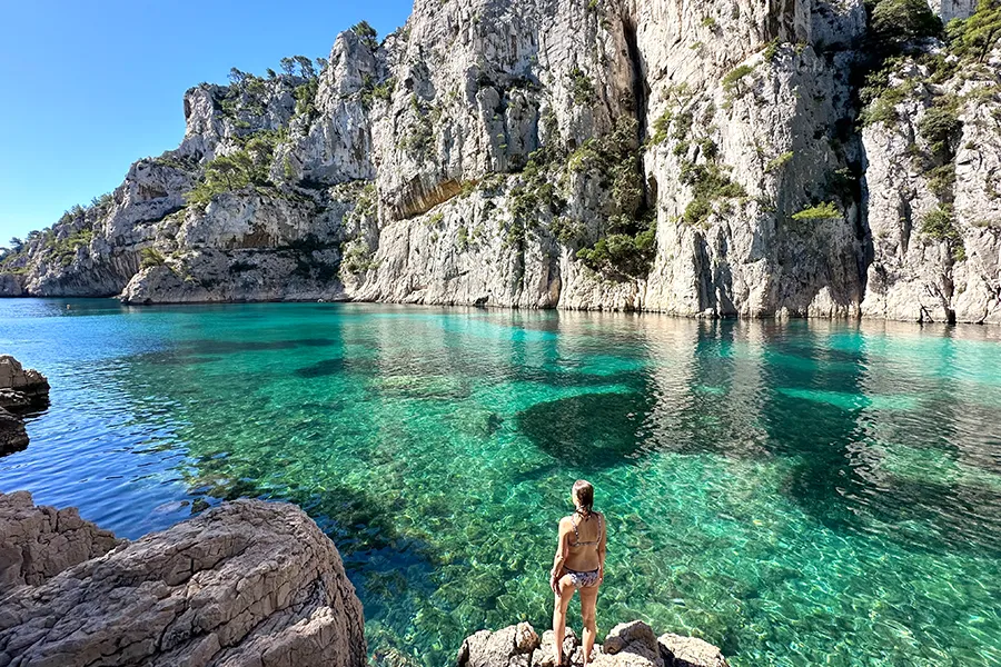 The Calanque d'En-Vau and its turquoise waters
