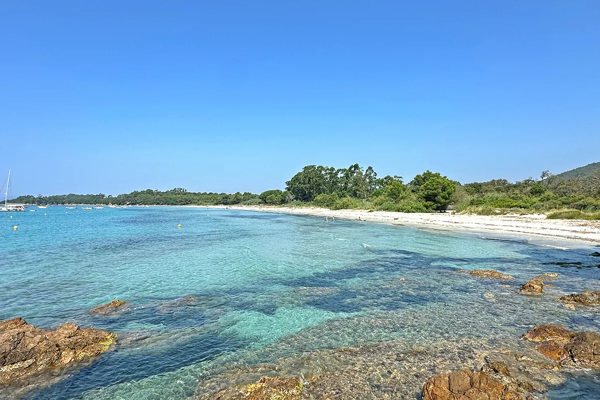 Beautiful viewpoint on Grand Jardin beach