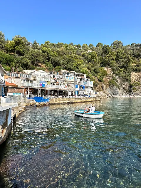 Viewpoint over the village of Mejean cove