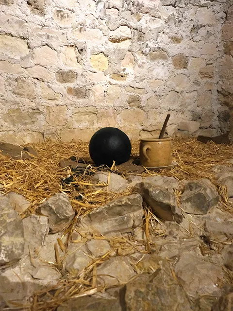 Interior of Edmond Dantes' cell at the If castle