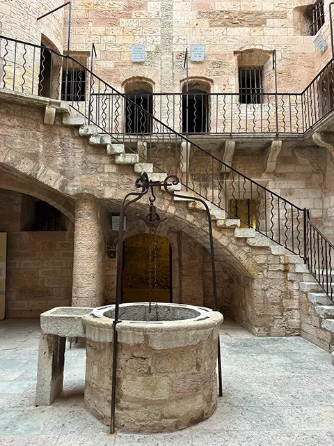 Inner courtyard of the If castle