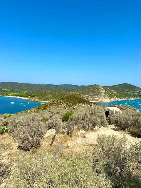 View from the summit of Cap Taillat