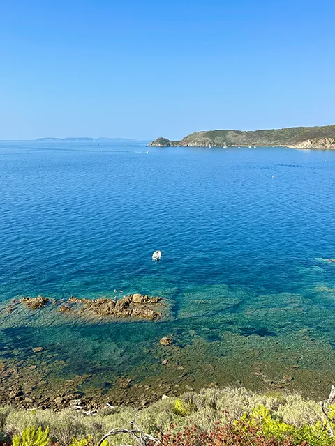 View from Cap Taillat over Cap Lardier