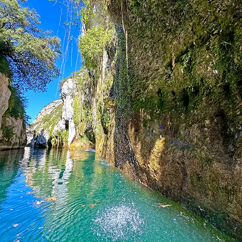 The gorges de Baudinard are one of the most beautiful places to visit in the south of France