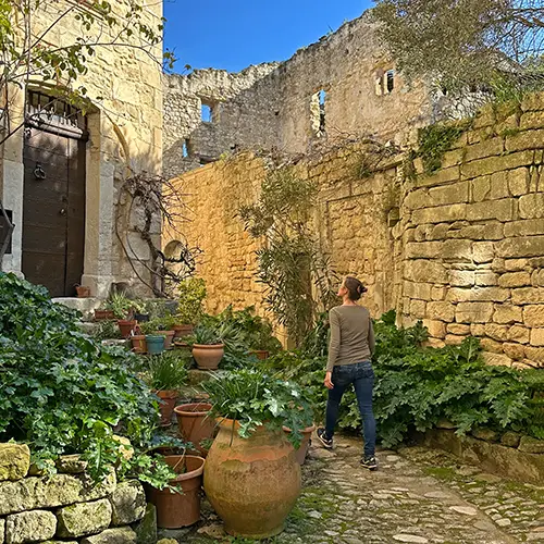 The village of Oppède-le-Vieux in Luberon