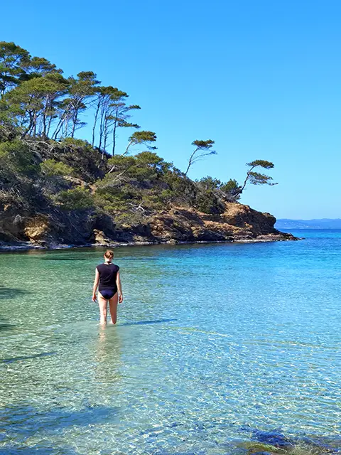 Walk around the Porquerolles island