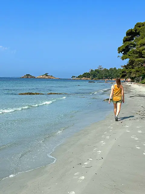 The Grand Jardin beach in Var