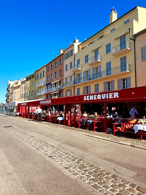 The famous Senequier bar in Saint-Tropez