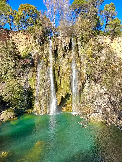 The Sillans waterfall in Var