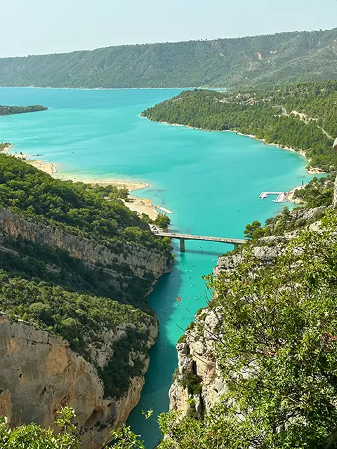 The Galetas bridge at Sainte-Croix lake