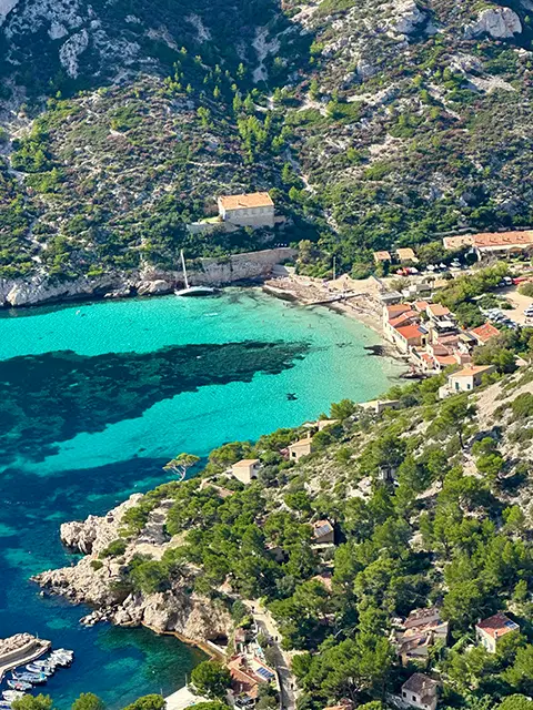 Sormiou cove in Marseille